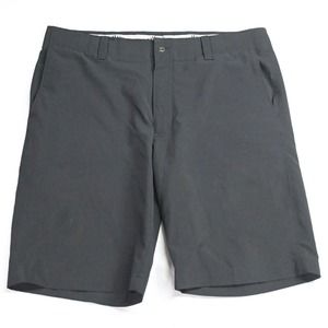 Callaway Fits 36 x 10" Black Flat Front Tech Performance Stretch‎ Golf Shorts